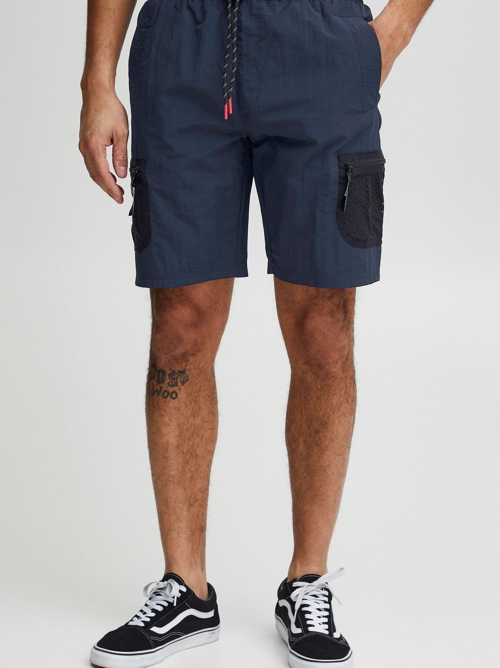 Indicode Chinoshorts Herren blau, XL