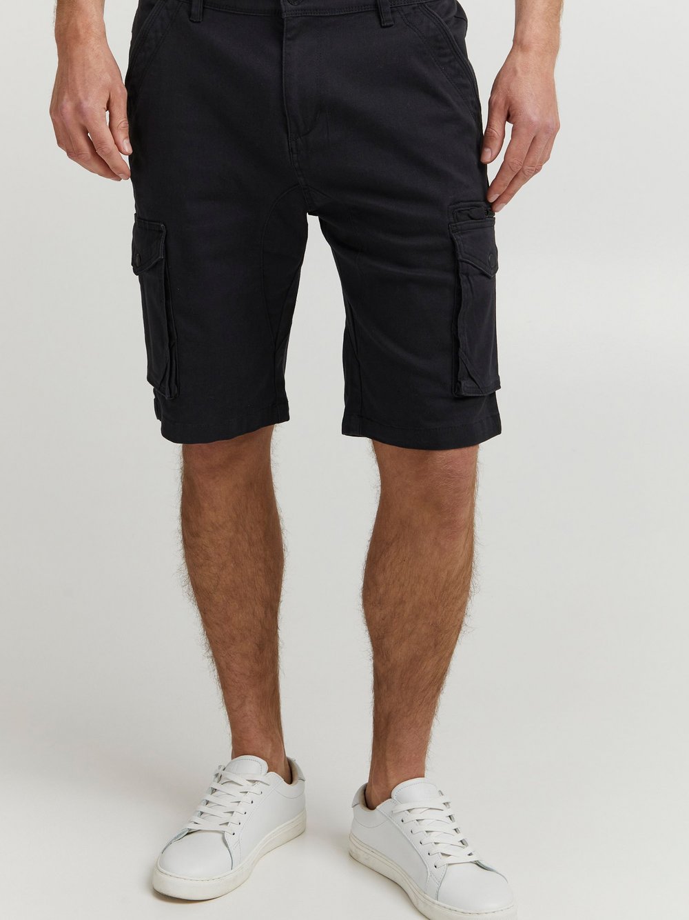 Indicode Cargoshorts Herren Baumwolle schwarz, XXXL