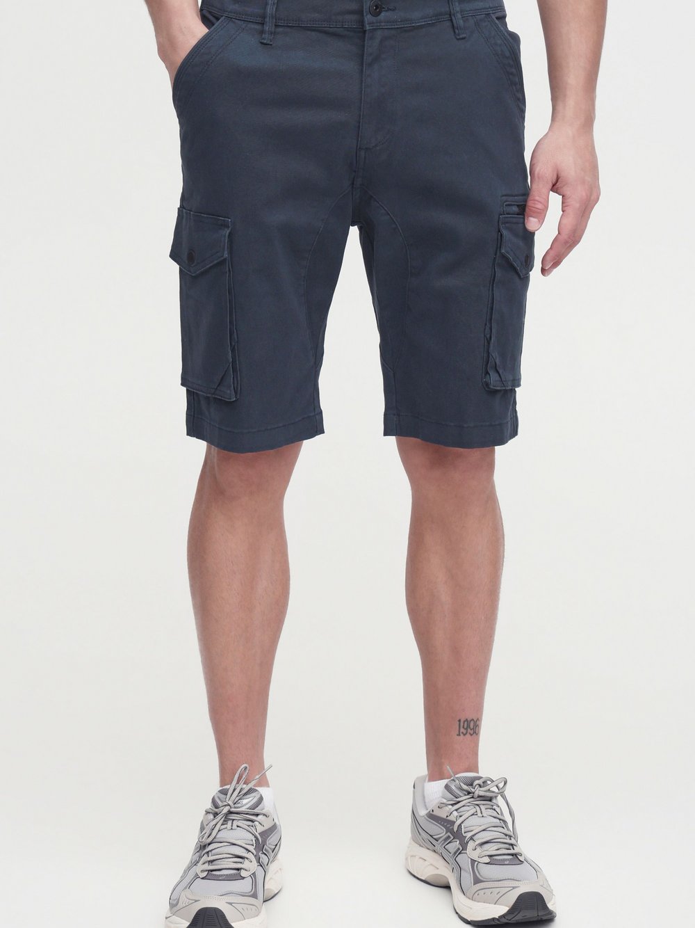 Indicode Cargoshorts Herren Baumwolle blau, XXXL