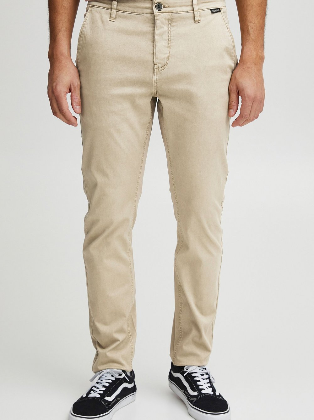 Indicode Chinohose Herren Baumwolle beige, 33-34