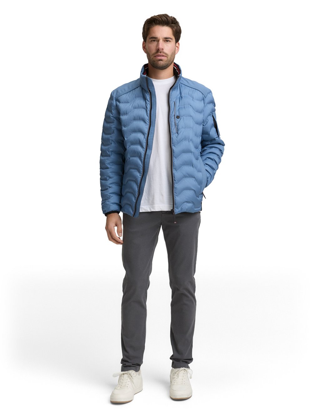 Thumbnail - Tom Tailor Steppjacke Herren blau, XL