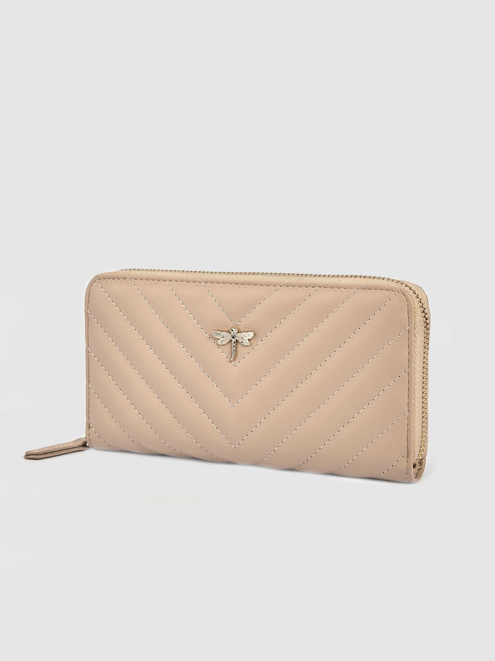 C`iel Clutch Damen Leder beige, ONE SIZE