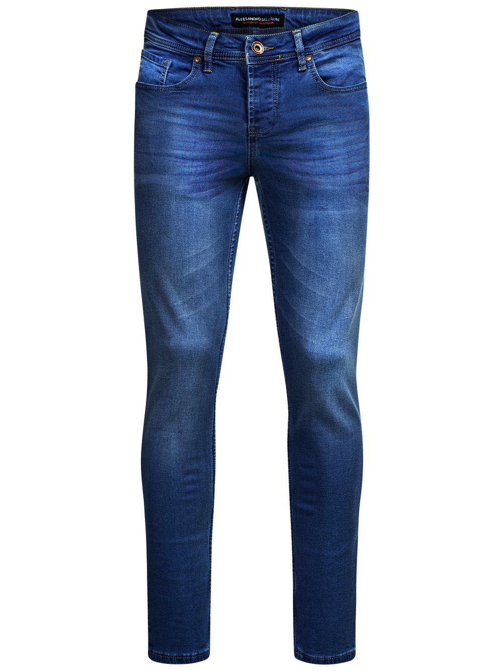 Alessandro Salvarini Jeans  Herren Baumwolle blau, 33-30