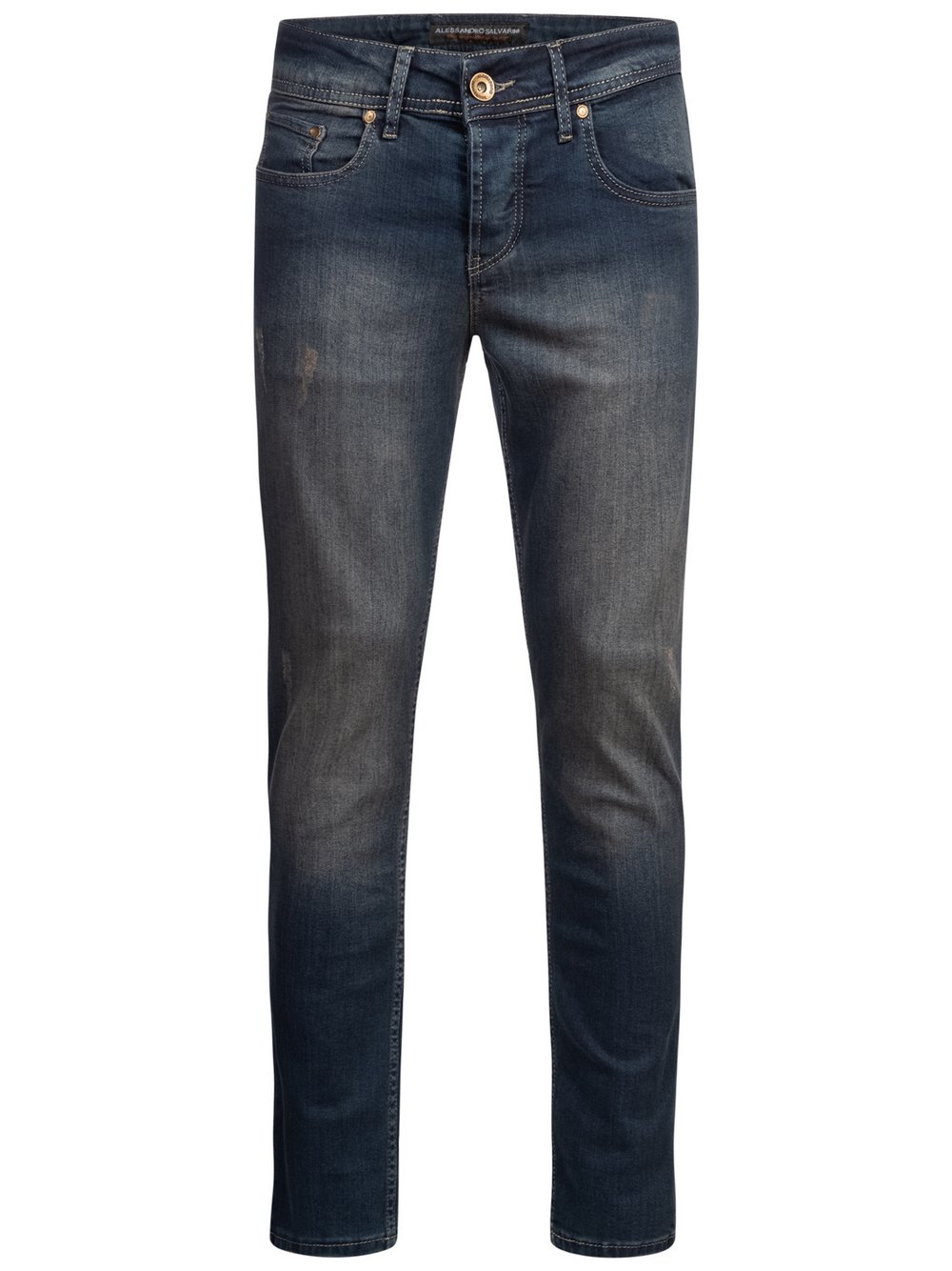 Alessandro Salvarini Jeans  Herren Baumwolle blau, 33-34