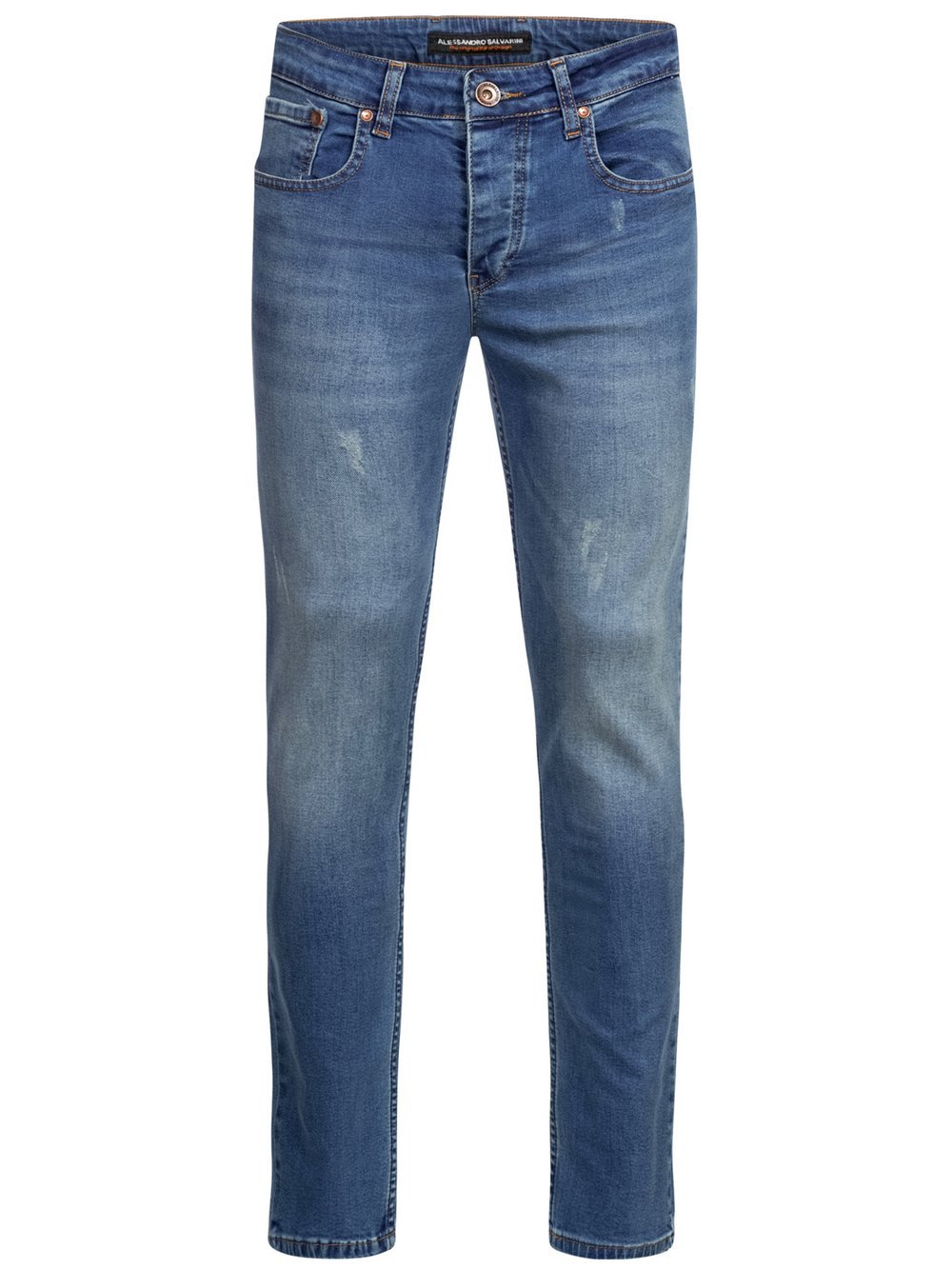 Alessandro Salvarini Jeans  Herren Baumwolle blau, 32-36