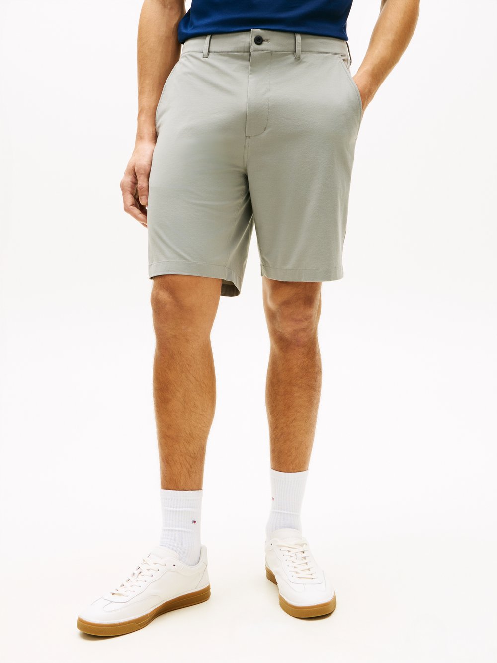 Tommy Hilfiger Szorty Mężczyźni Sztuczne włókno szary
