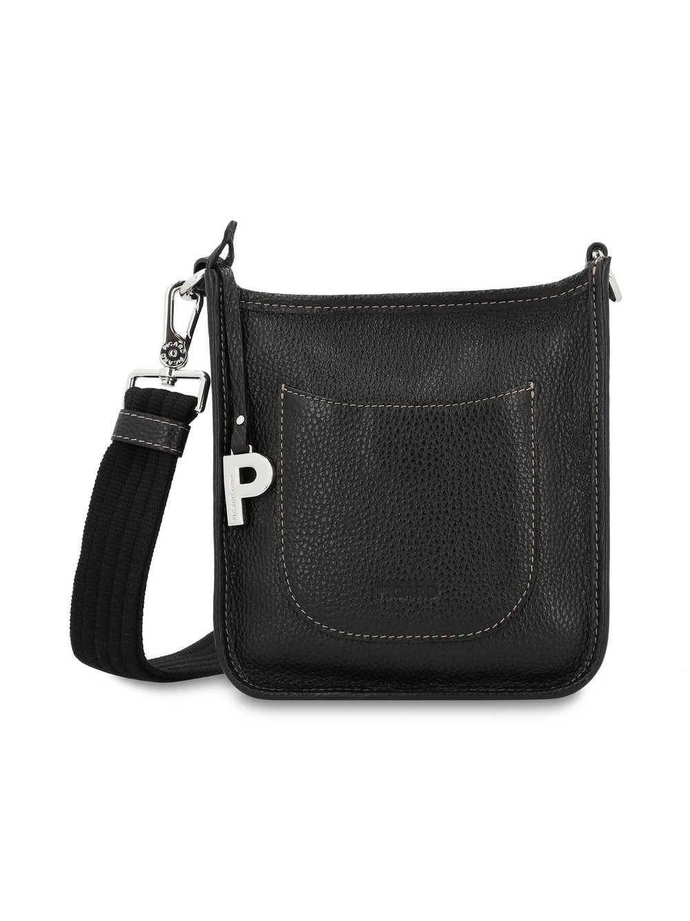 PICARD Schultertasche Damen Leder schwarz, ONE SIZE