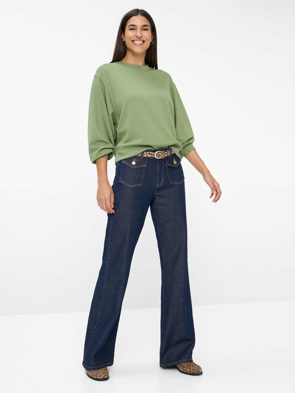 BRAX Brax Damen Baumwolle blau, 44