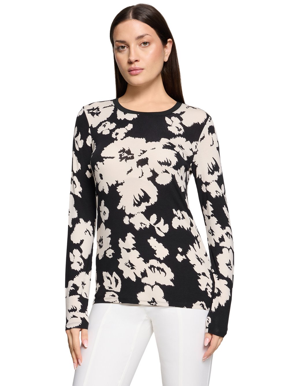 Thumbnail - Betty Barclay Langarmshirt Damen Viskose mehrfarbig gemustert, 36