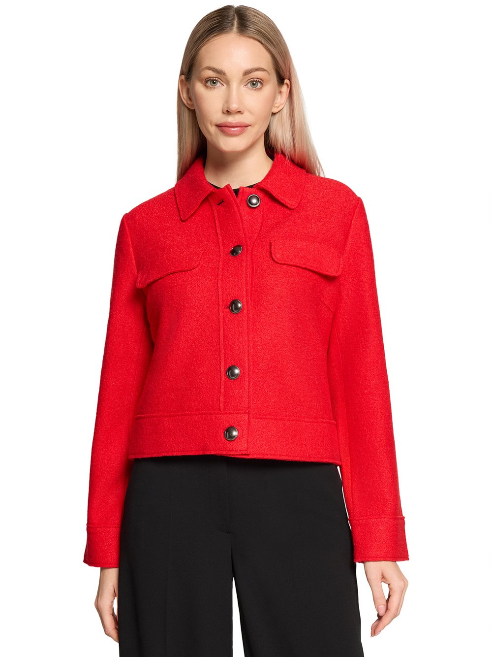 Betty Barclay Blazerjacke mit Wolle Damen Viskose rot, 38