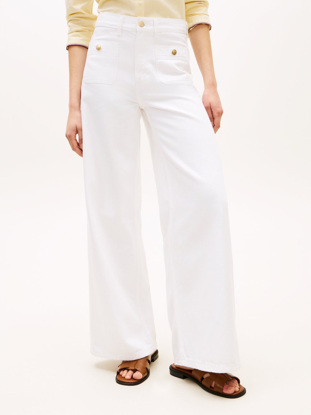 Tommy Hilfiger Jeans Damen Baumwolle weiß, 26-32