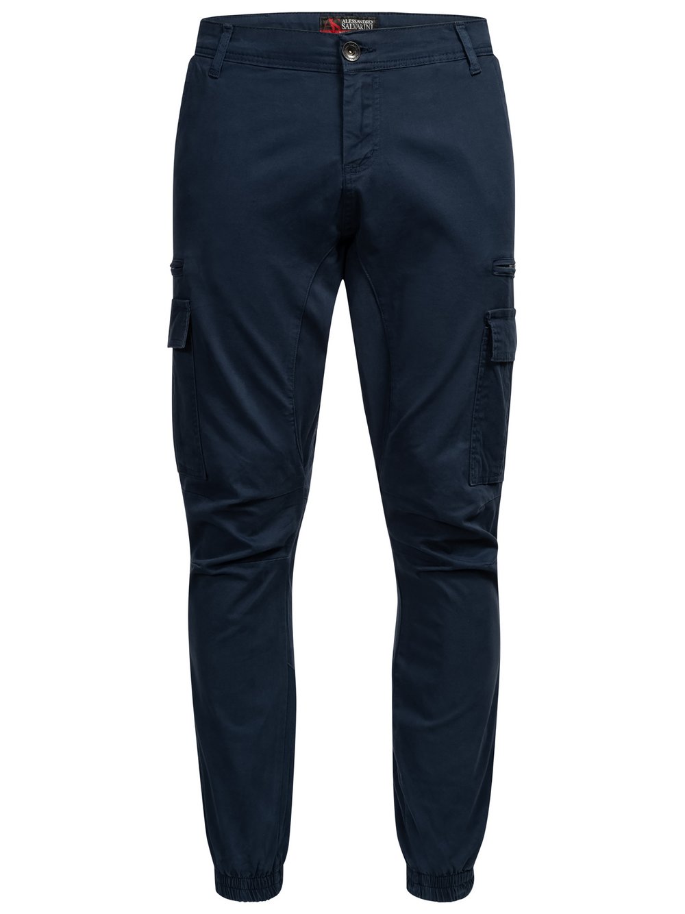 Alessandro Salvarini Cargohose  Herren Baumwolle blau, 32-30