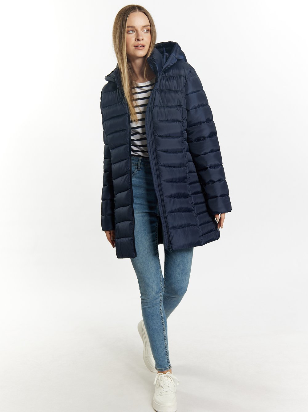 ICEBOUND Wattierter Parka Damen blau, XS