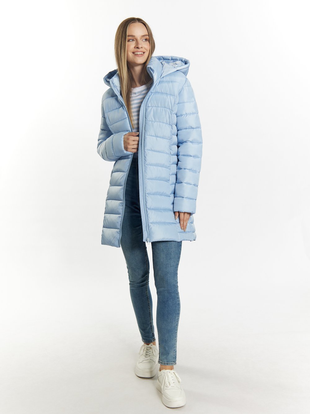 ICEBOUND Wattierter Parka Damen blau, XXL