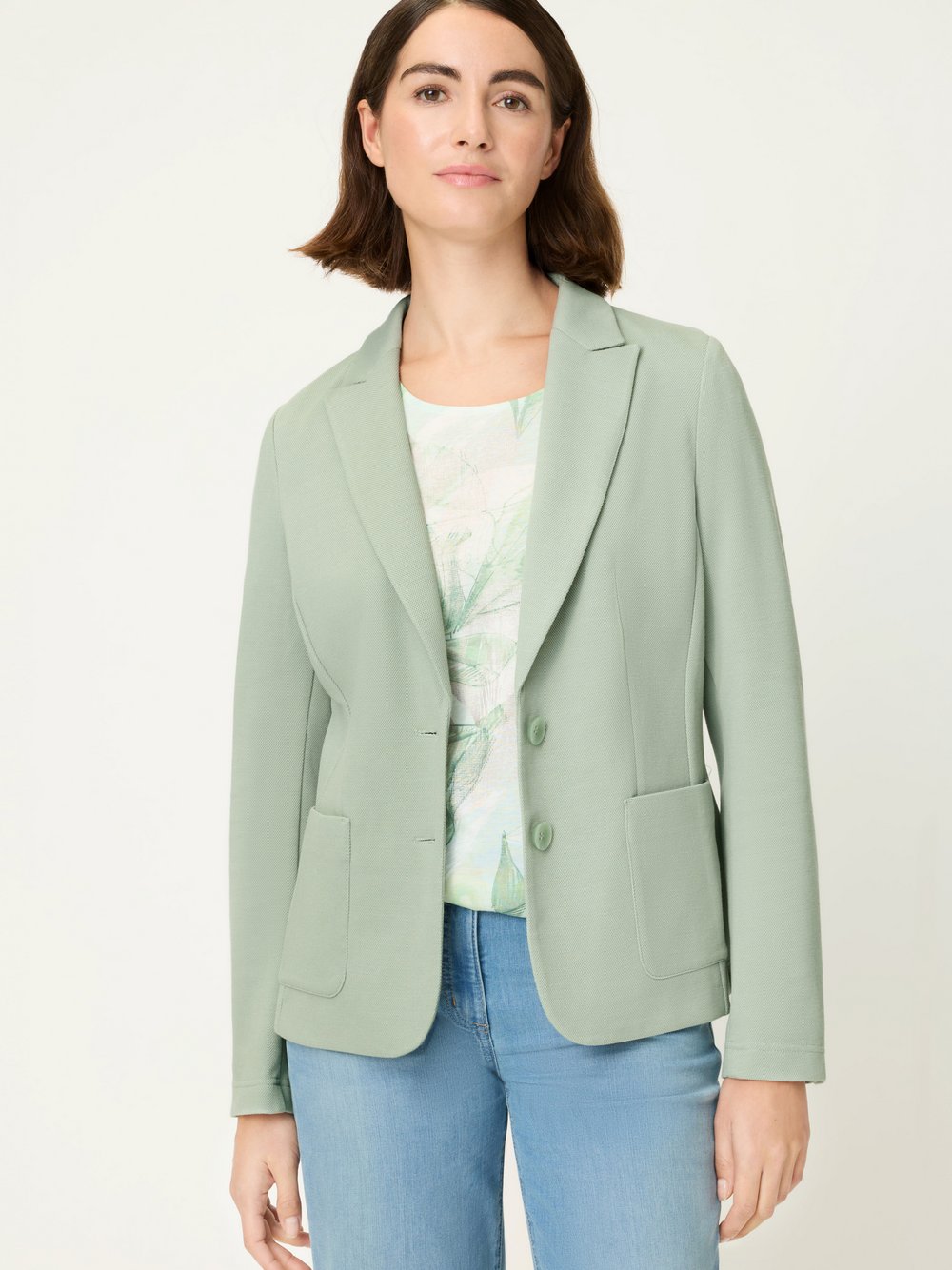 Olsen Sweatblazer Damen grün, 38