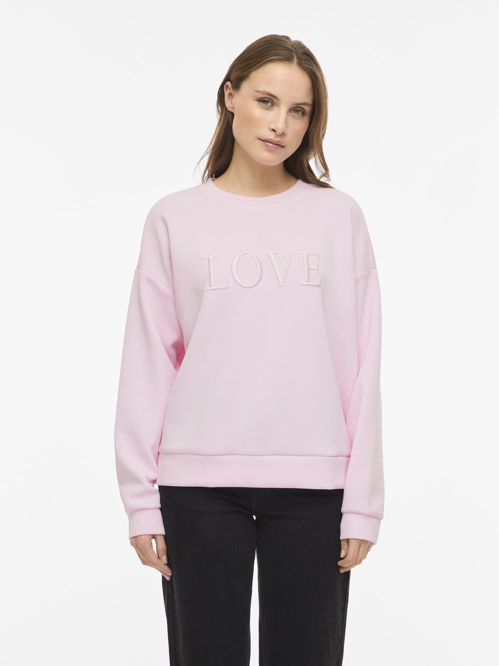 Vila Sweatshirt Damen rosa, L