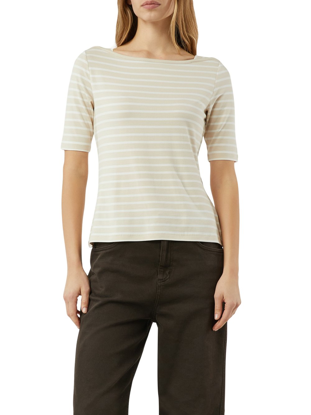 comma Shirt Damen Viskose mehrfarbig gestreift, 36