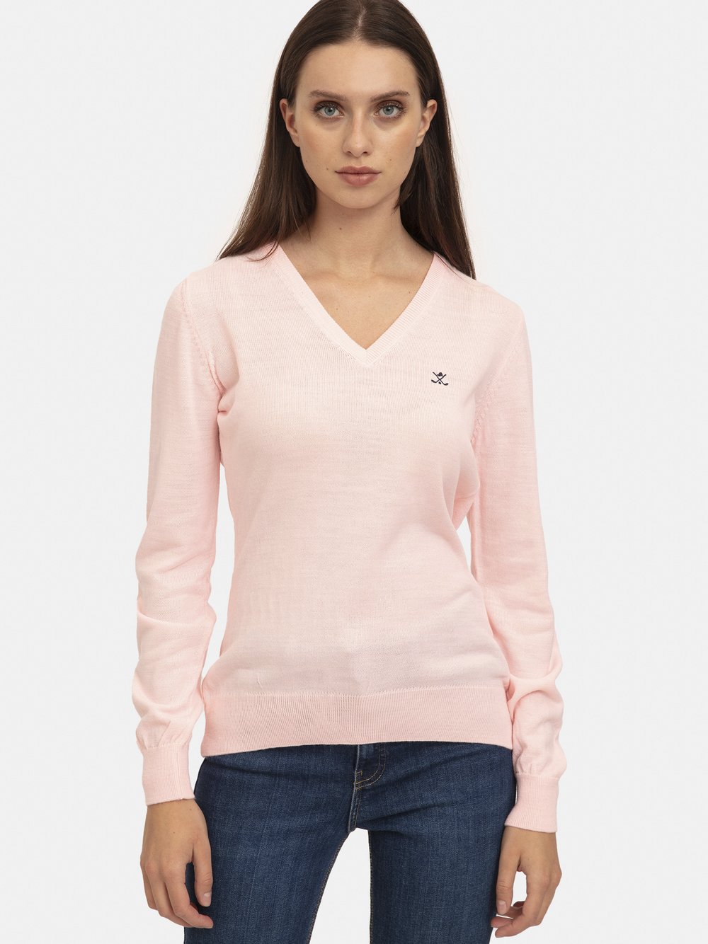 Sir Raymond Tailor V-Pullover Damen pink, M