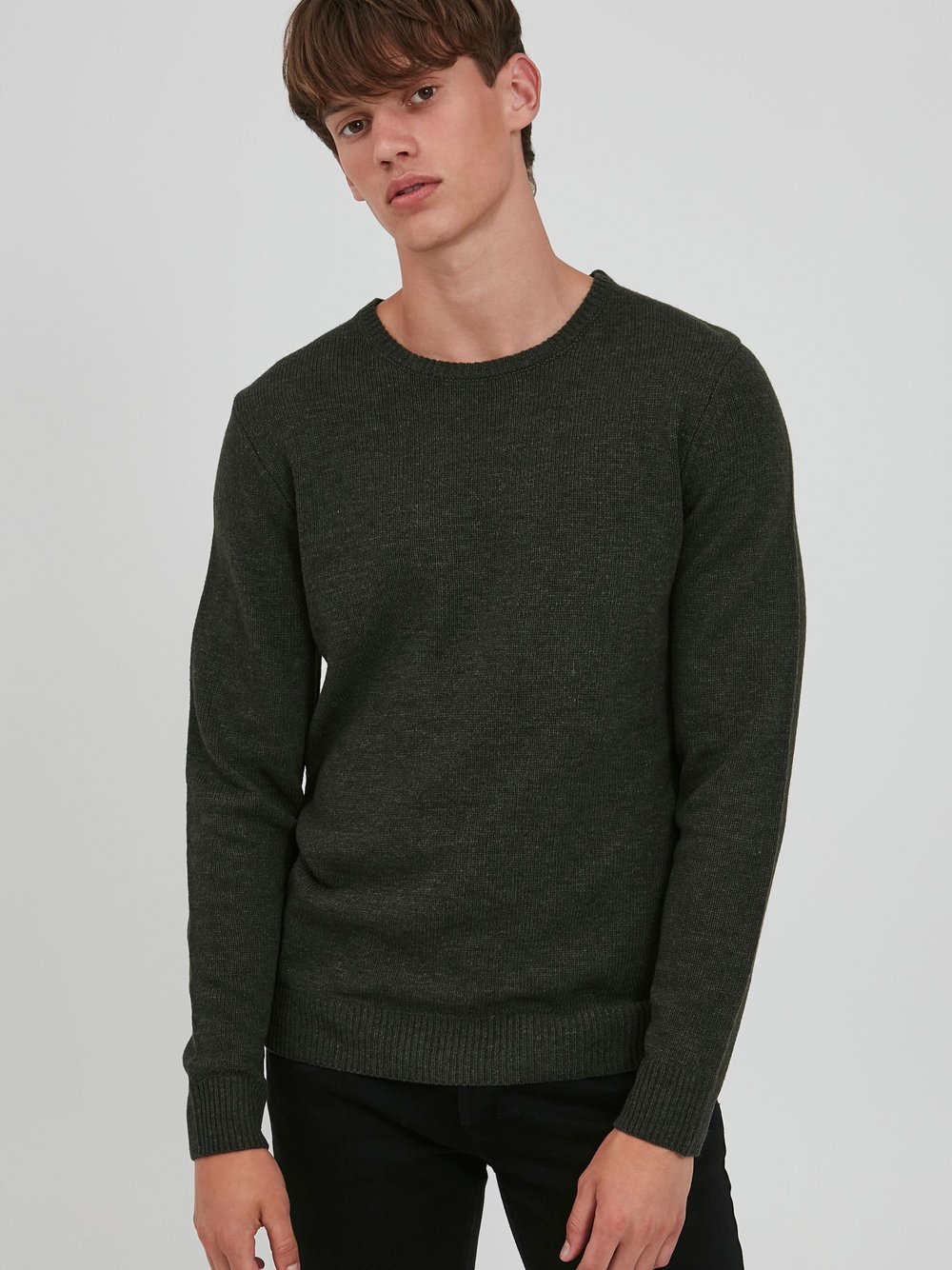 BLEND Strickpullover Herren grün, XXL