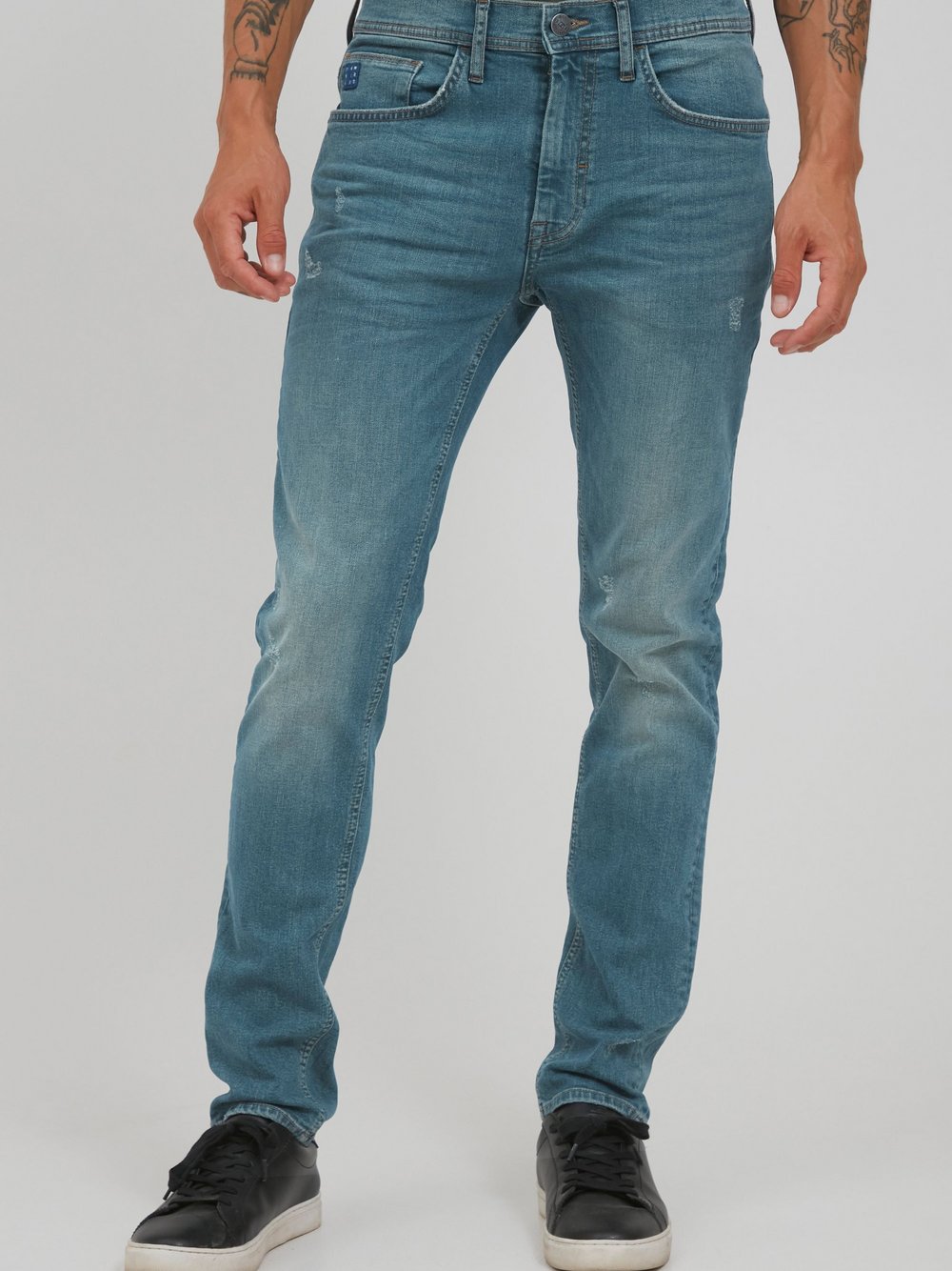 BLEND 5-Pocket-Jeans Herren Baumwolle blau, 36-30