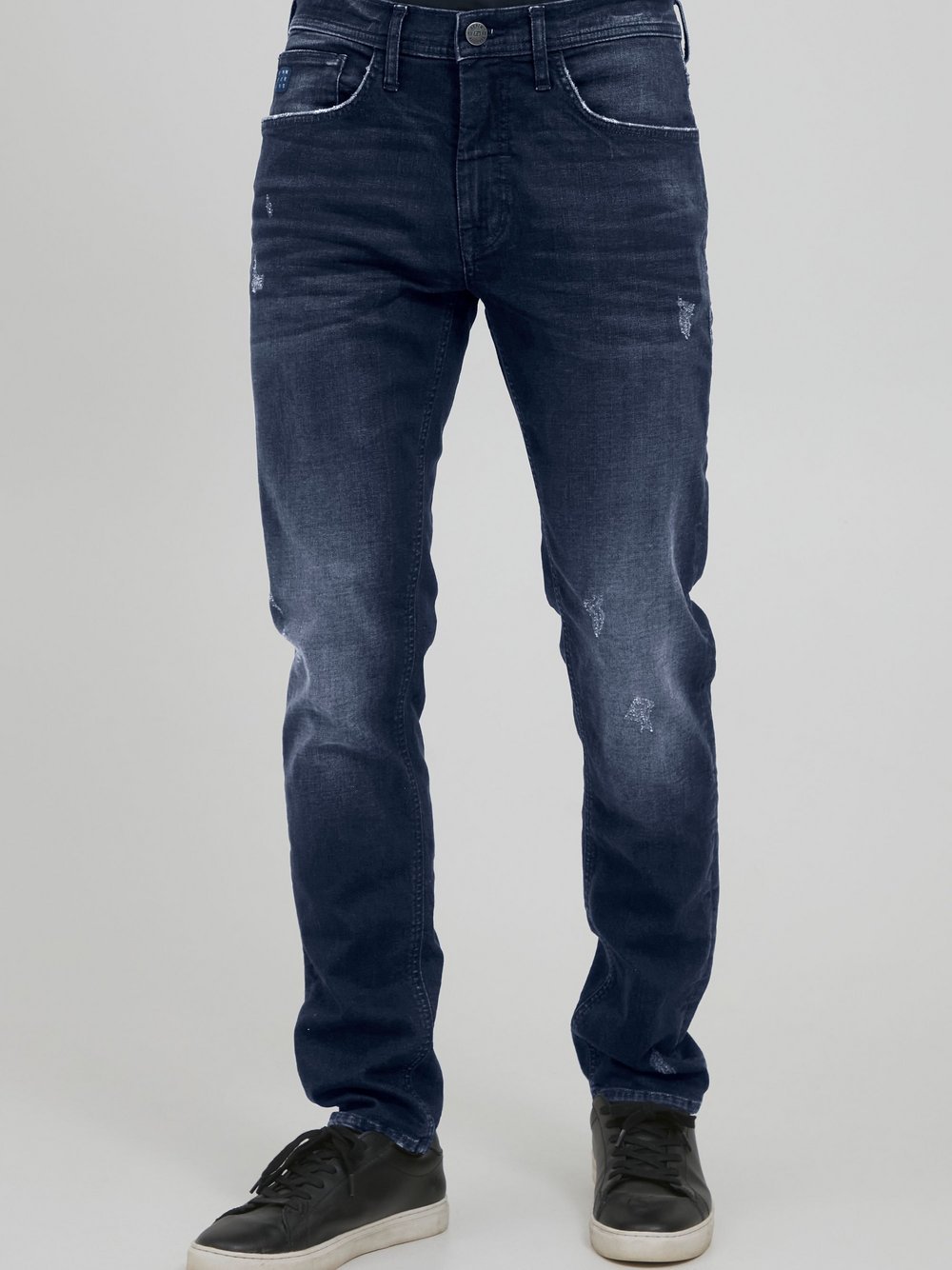 BLEND 5-Pocket-Jeans Herren Baumwolle blau, 33-32