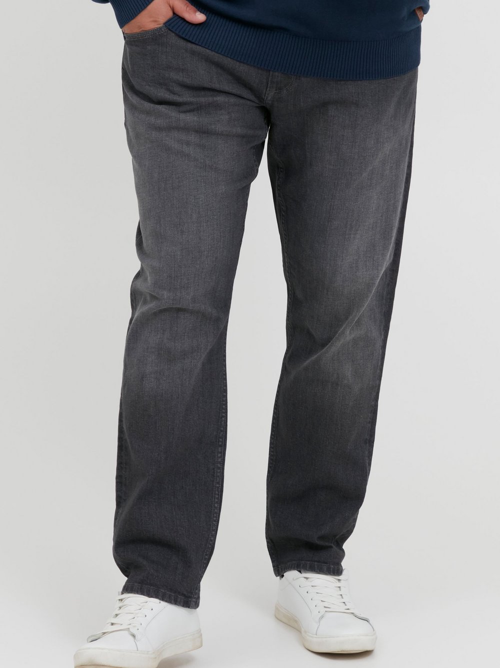 BLEND 5-Pocket-Jeans Herren grau, 44-30