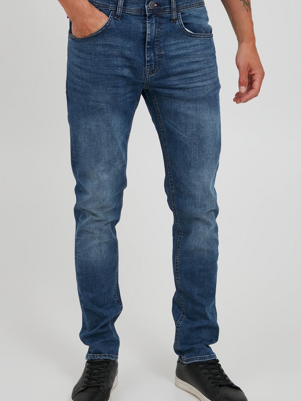 BLEND 5-Pocket-Jeans Herren Baumwolle blau, 31-30