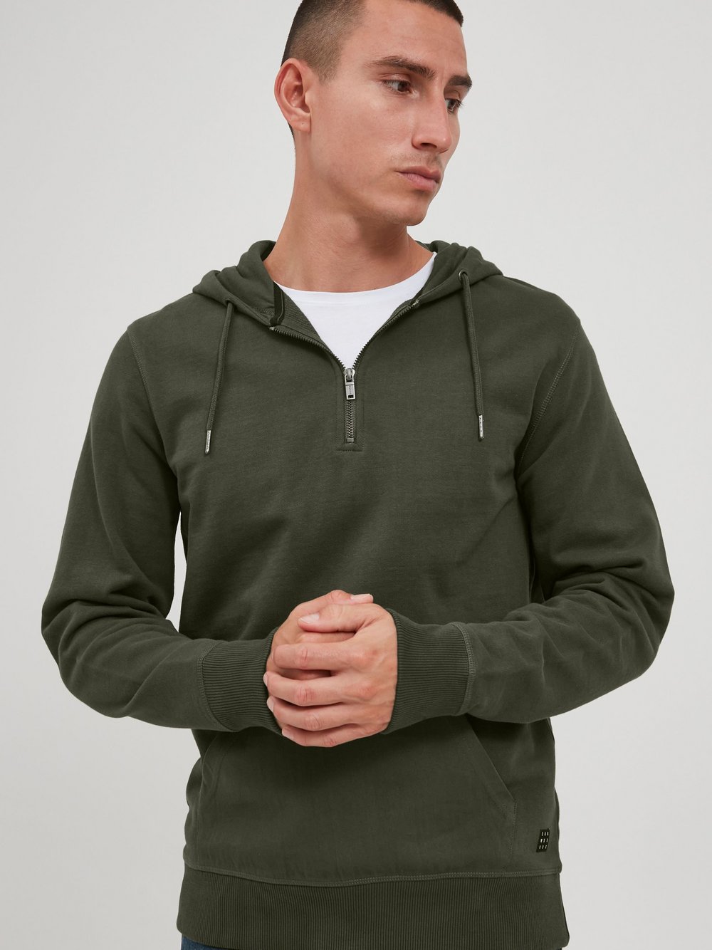 BLEND Hoodie Herren Baumwolle grün, XXL