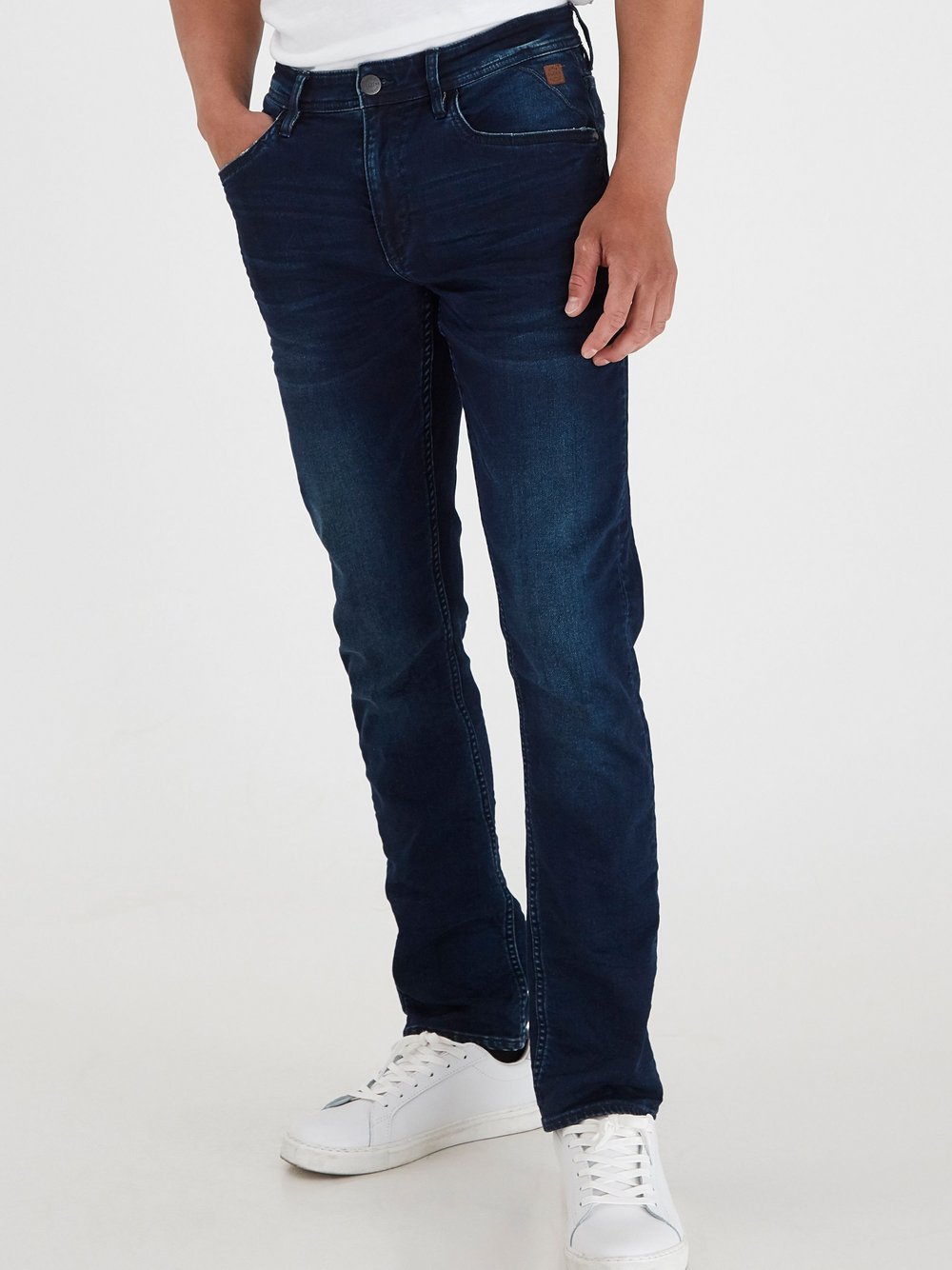 BLEND 5-Pocket-Jeans Herren Baumwolle blau, 38-32