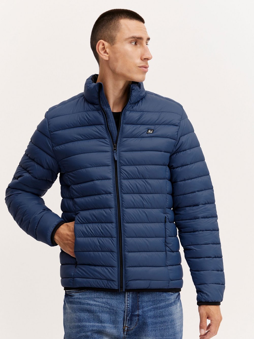 BLEND Steppjacke Herren blau, XL