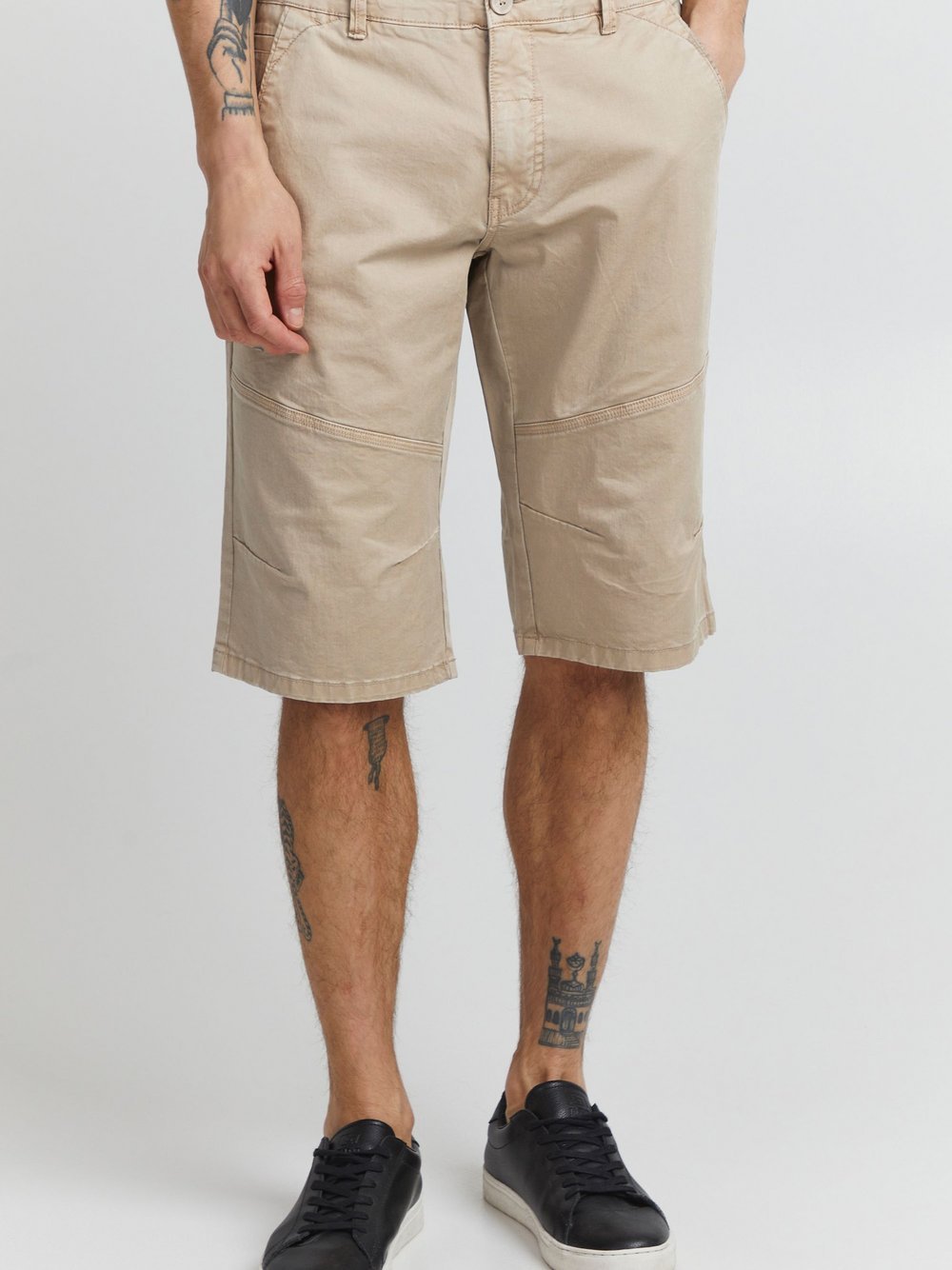 BLEND Chinoshorts Herren Baumwolle beige, M