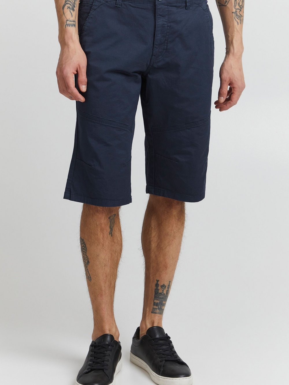 BLEND Chinoshorts Herren Baumwolle blau, M