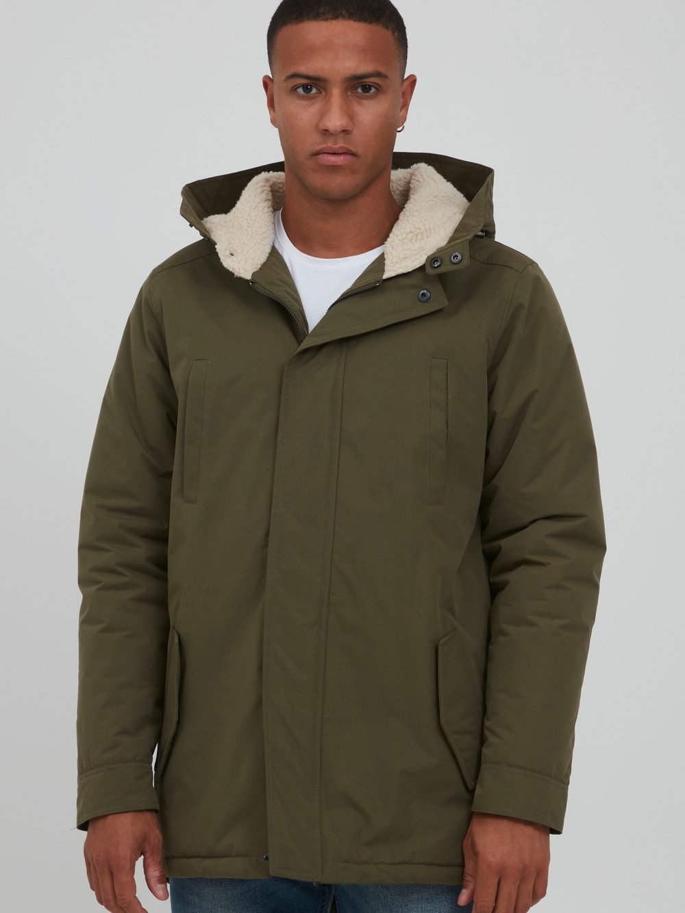 BLEND Parka Herren grün, XL