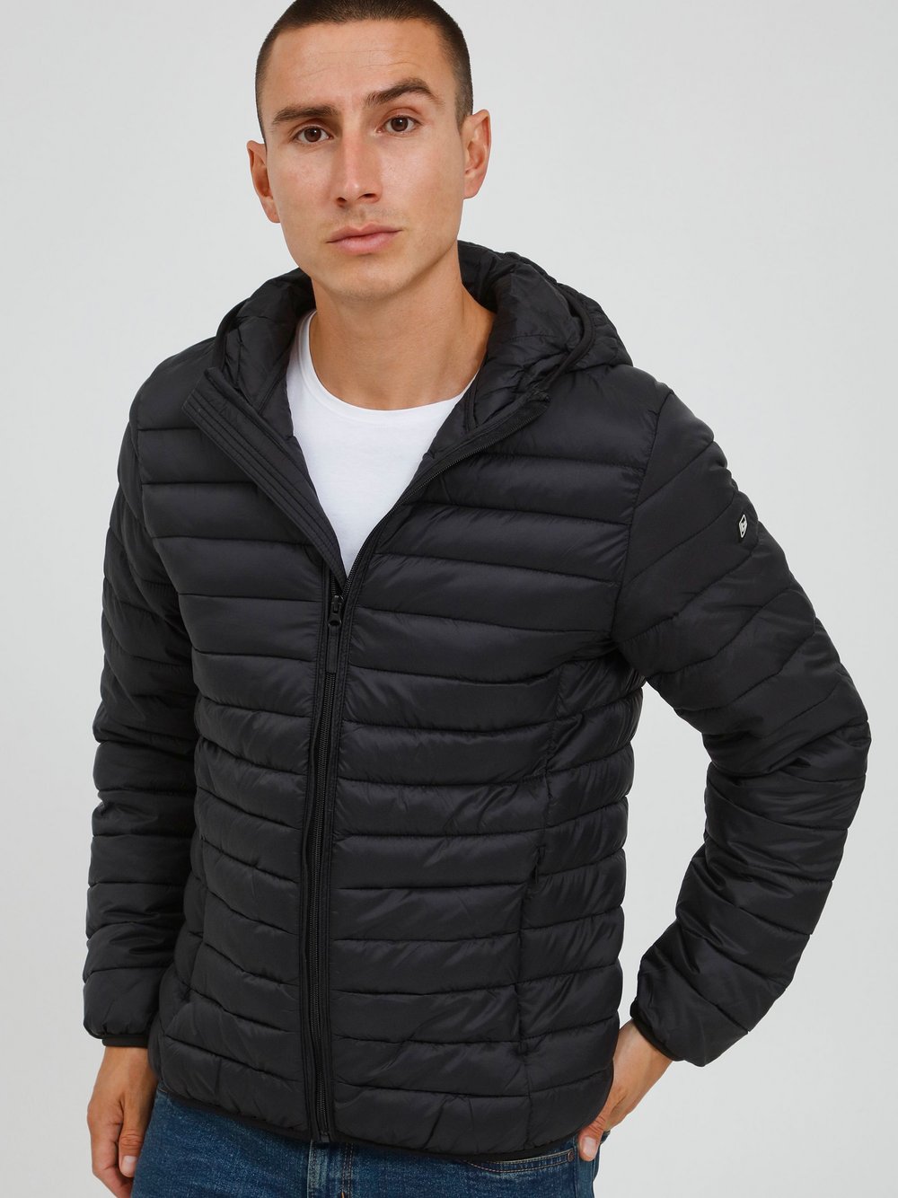 BLEND Steppjacke Herren schwarz, XXL