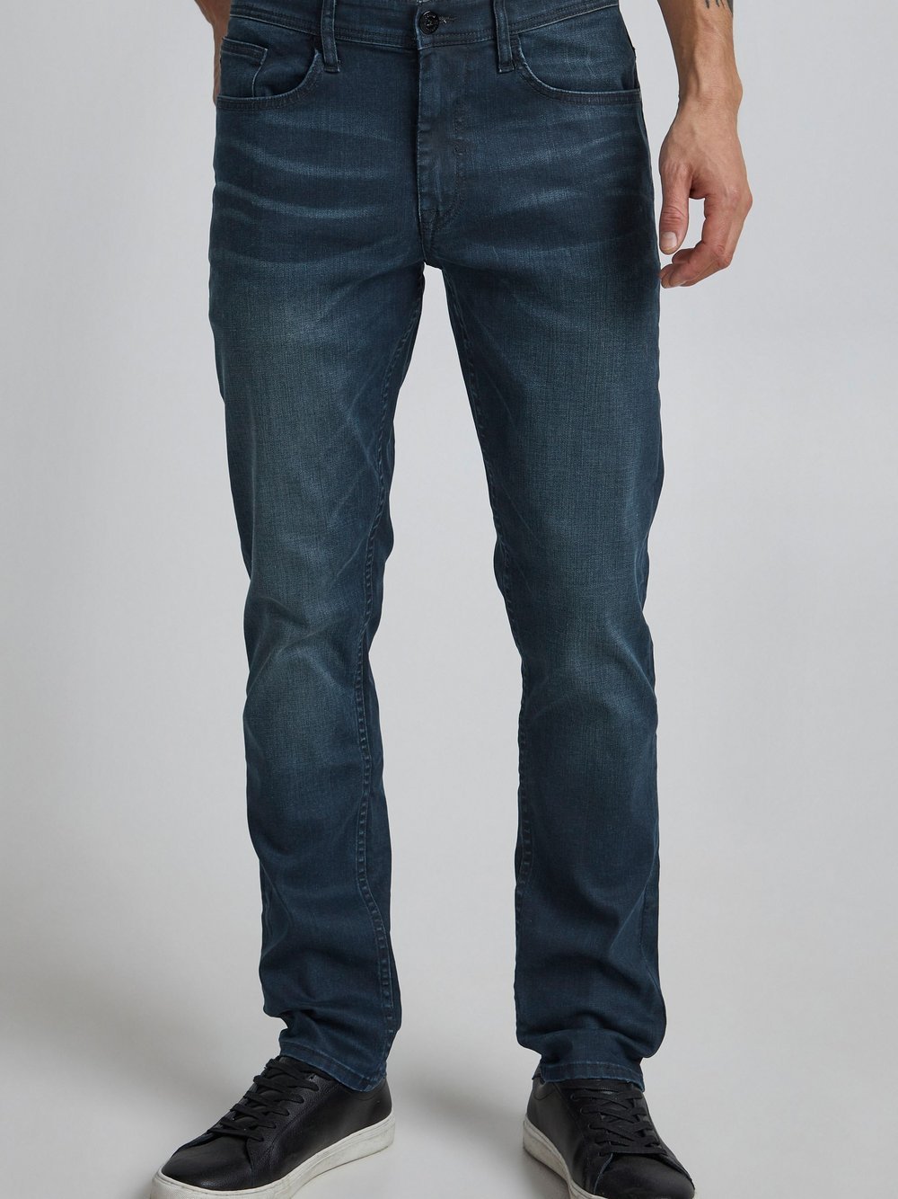 BLEND 5-Pocket-Jeans Herren Baumwolle blau, 33-30