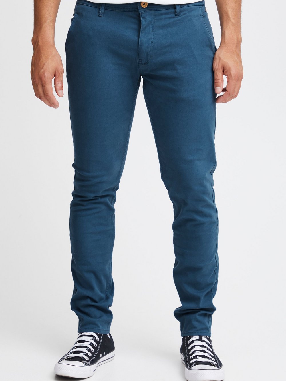 BLEND Chinohose Herren Baumwolle blau, 33-36