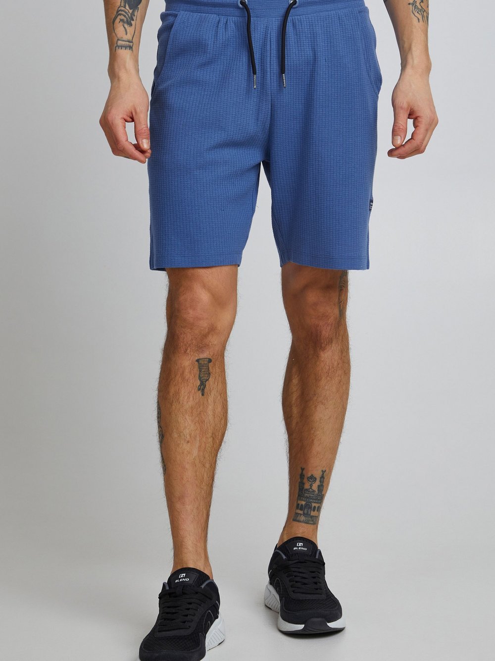 BLEND Sweatshorts Herren Baumwolle blau, XL