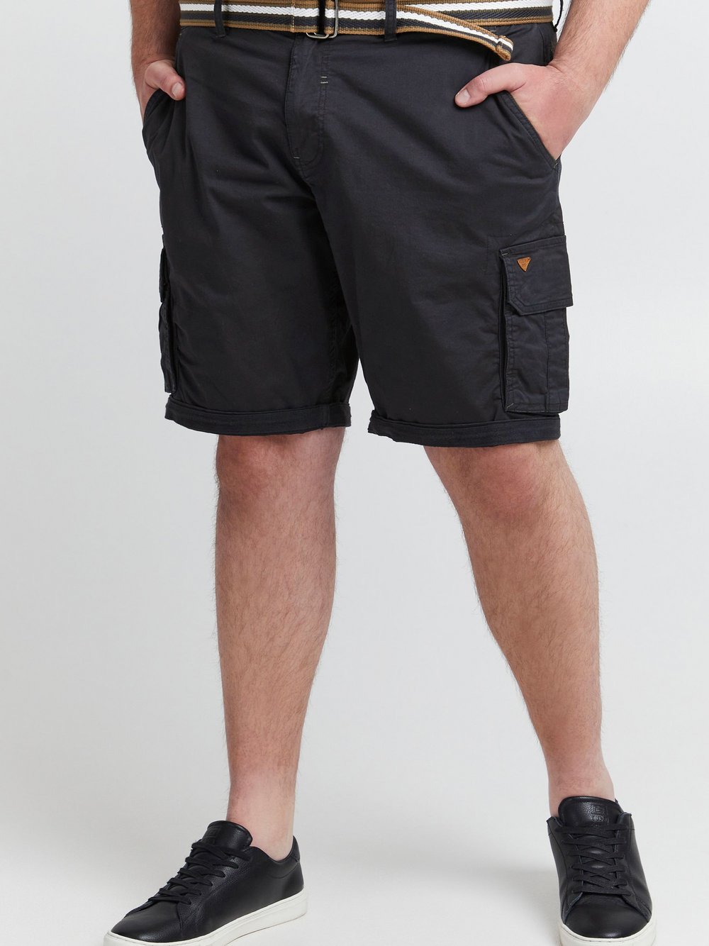 BLEND Chinoshorts Herren schwarz, XXXXL