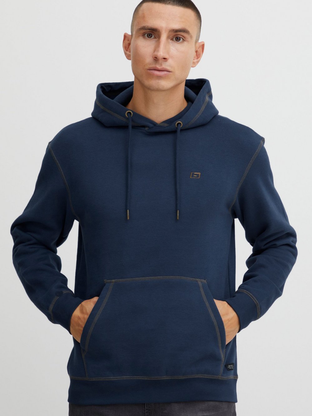 BLEND Hoodie Herren blau, M