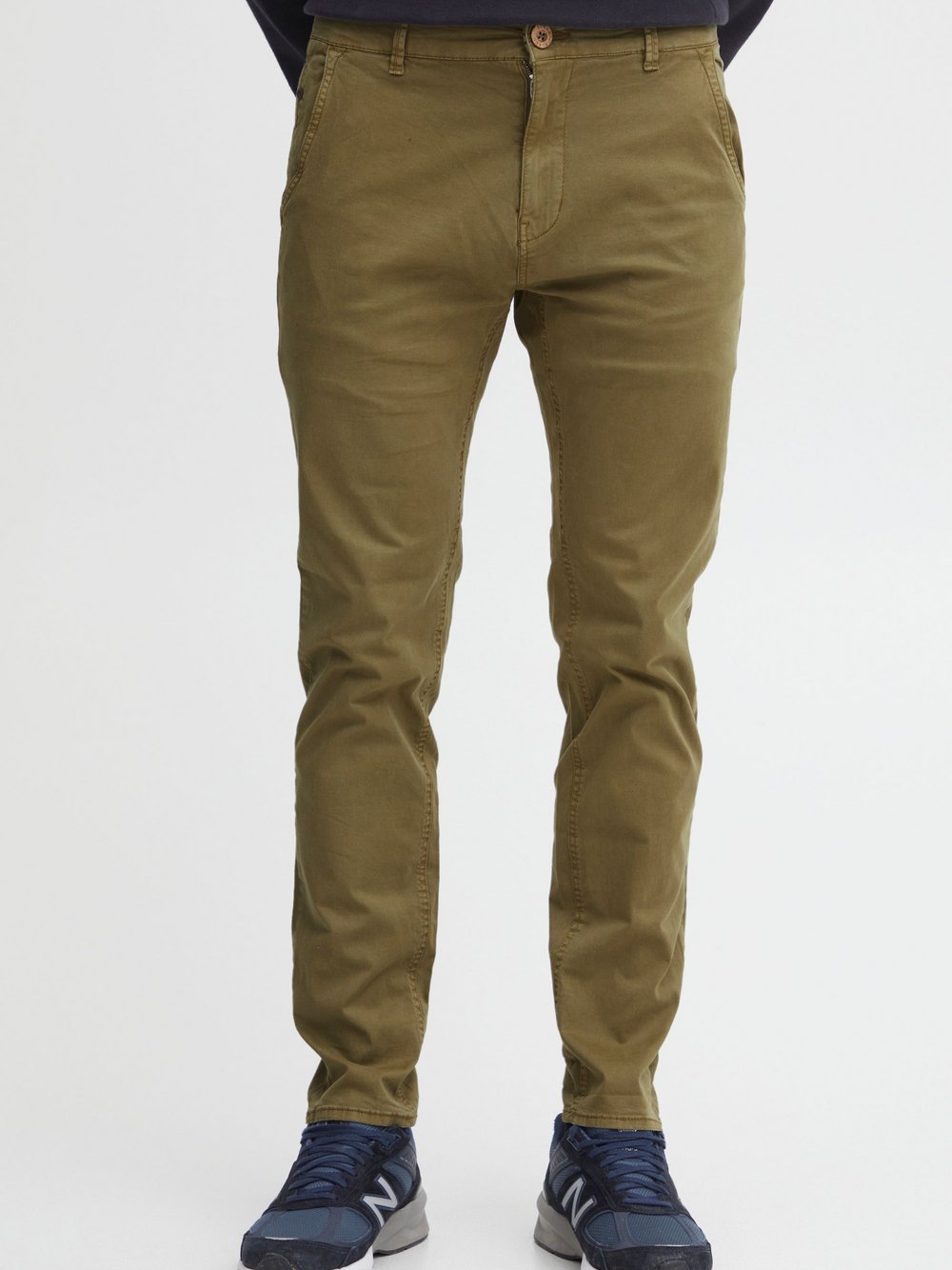 BLEND Chinohose Herren Baumwolle grün, 33-34