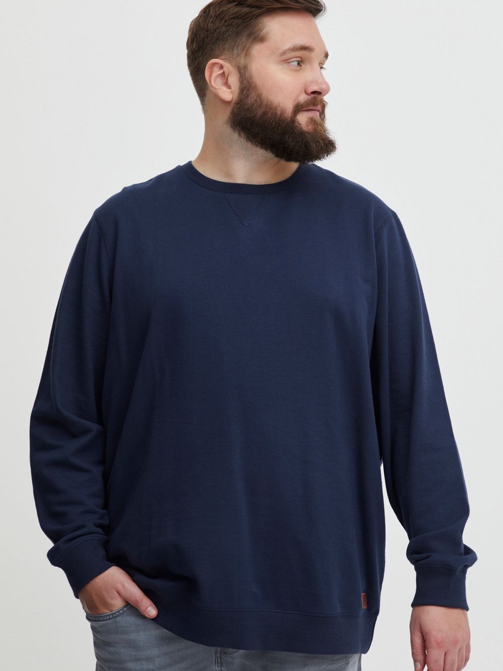 BLEND Sweatshirt Herren Baumwolle blau, XXXXL