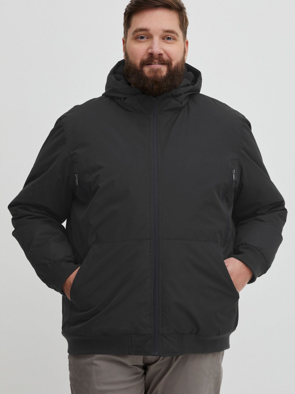 BLEND Kurzjacke Herren schwarz, XXXL