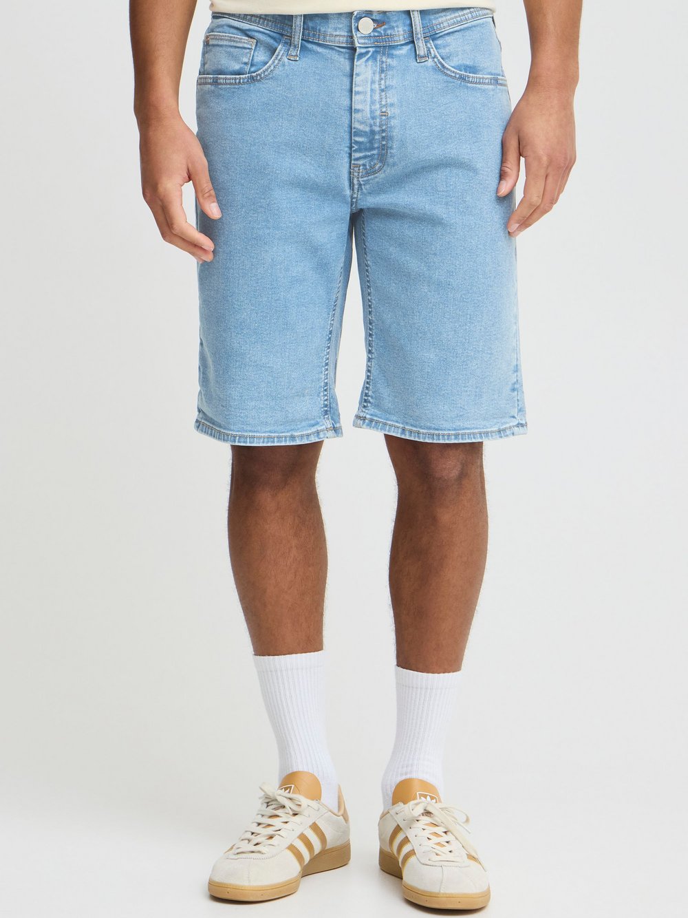BLEND Jeansshorts Herren Baumwolle blau, L