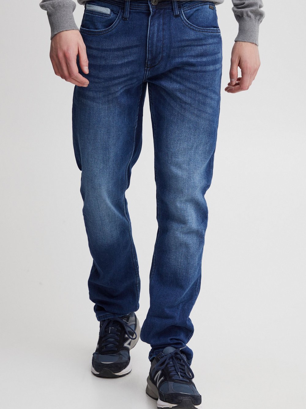 BLEND 5-Pocket-Jeans Herren Baumwolle blau, 34-32