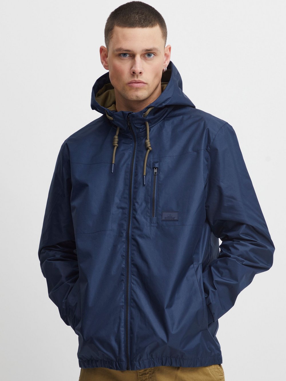 BLEND Windbreaker Herren blau, L