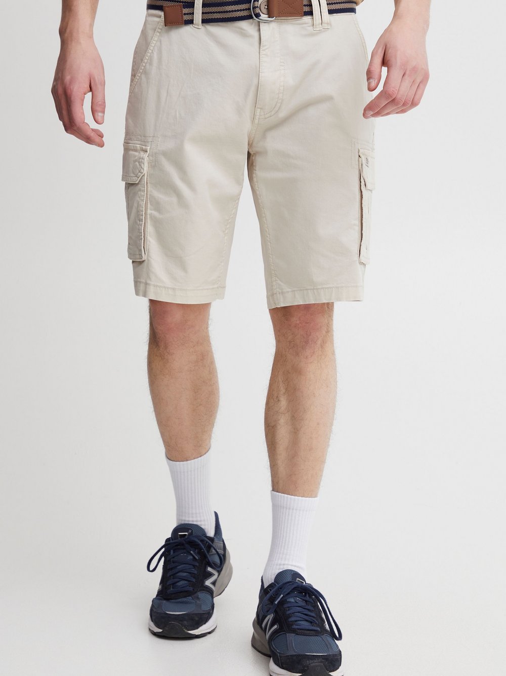 BLEND Cargoshorts Herren Baumwolle beige, L