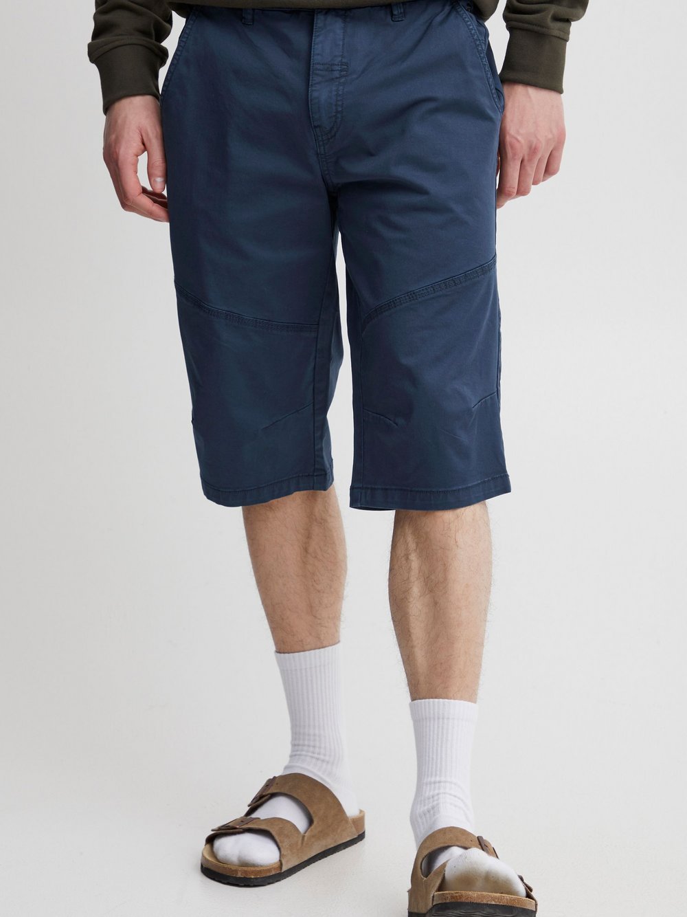 BLEND Bermudas Herren Baumwolle blau, XXXL