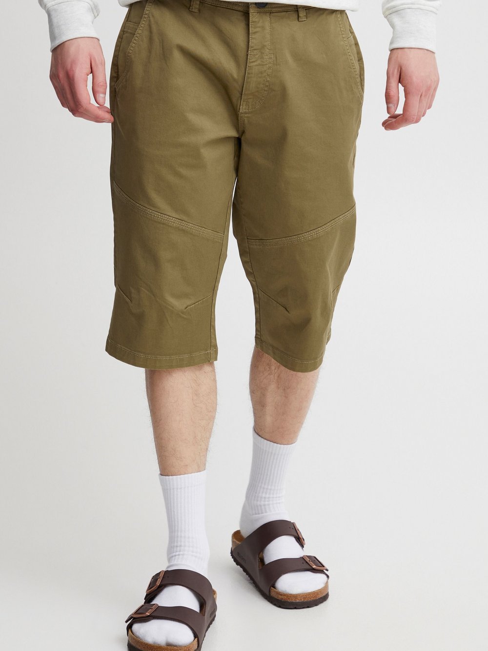 BLEND Bermudas Herren Baumwolle braun, L