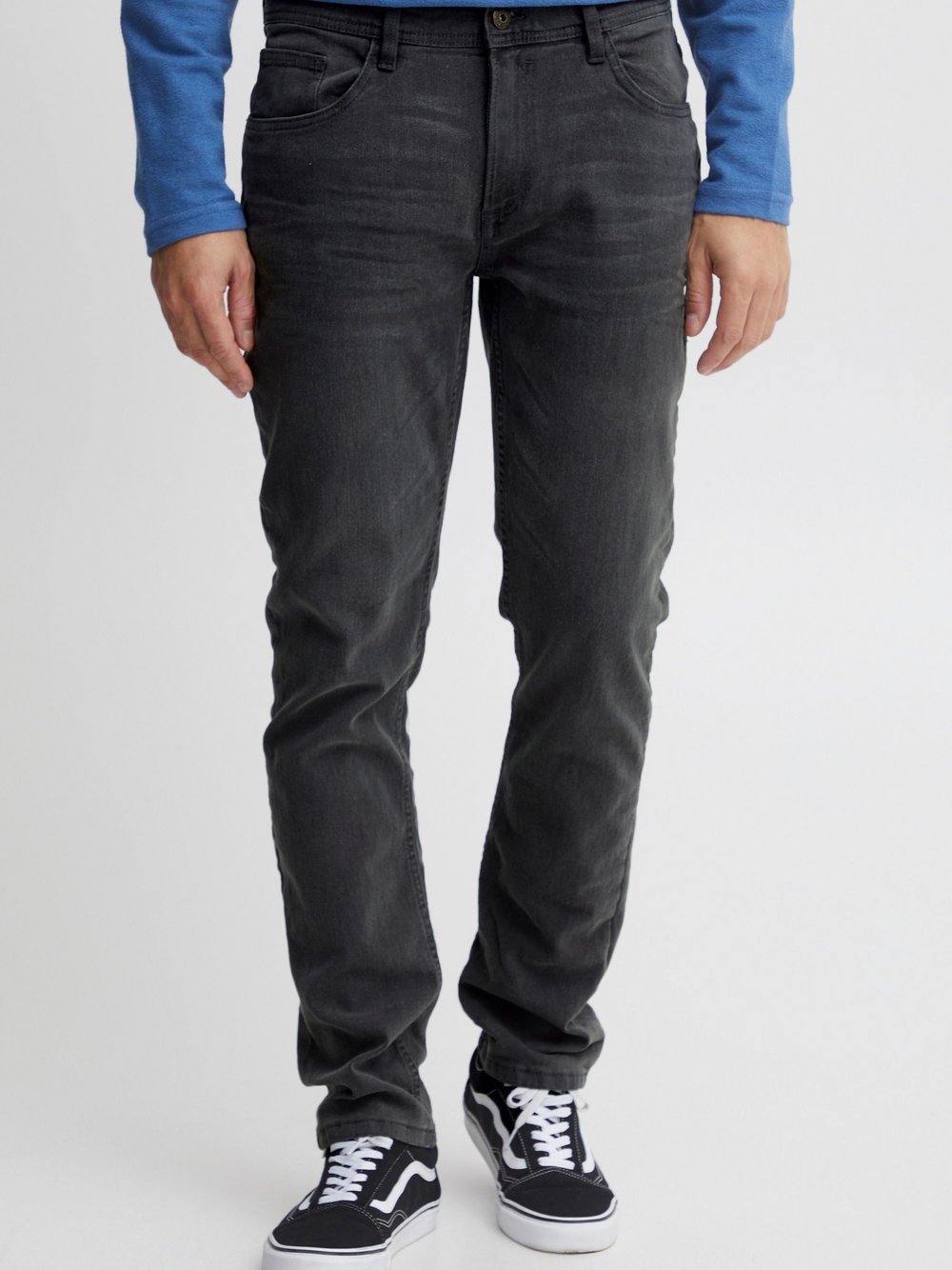 BLEND 5-Pocket-Jeans Herren Baumwolle grau, 28-34