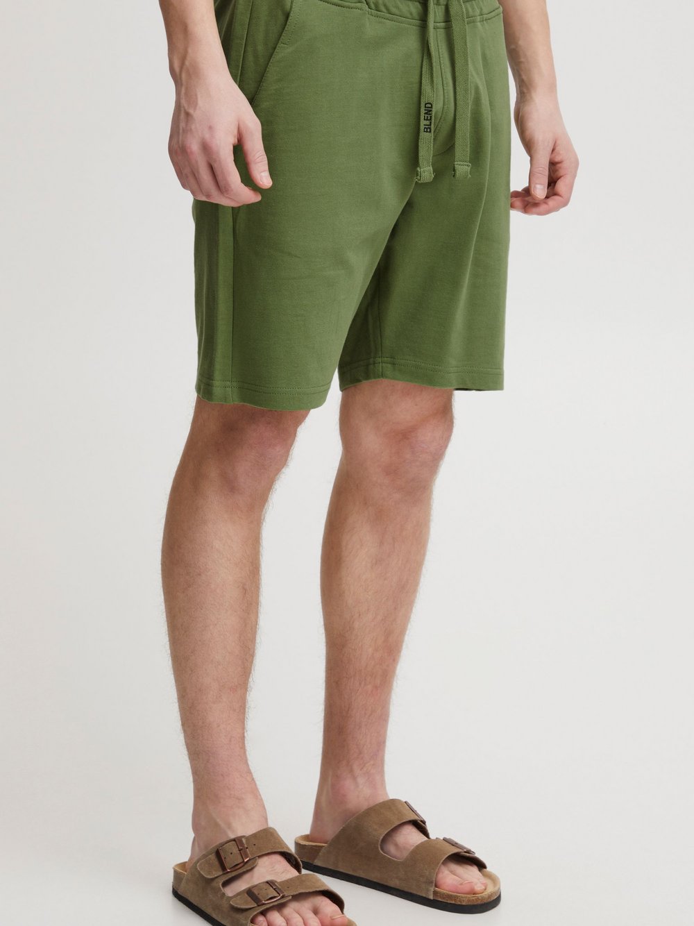 BLEND Chinoshorts Herren Baumwolle grün, L